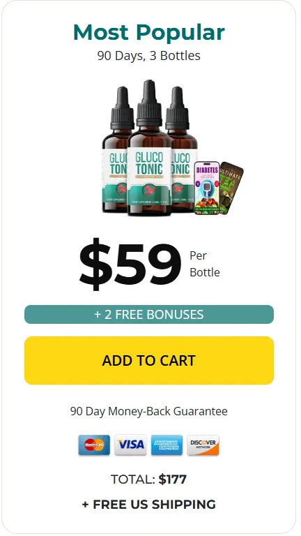 Buy GlucoTonic 3 Bottles